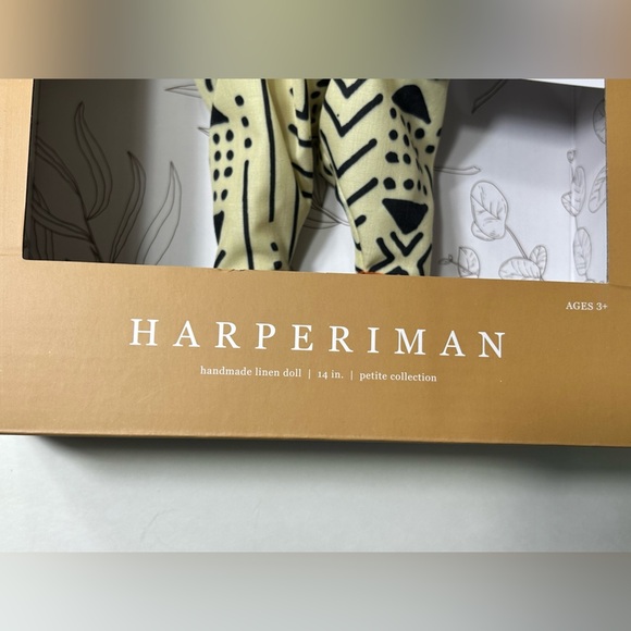 Harperiman Quinn 14” Handmade Plush Linen Doll - BNIB - Picture 3 of 10